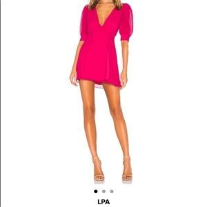Hot pink LPA dress